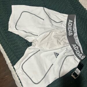 Adidas White Men's Practice Girdle